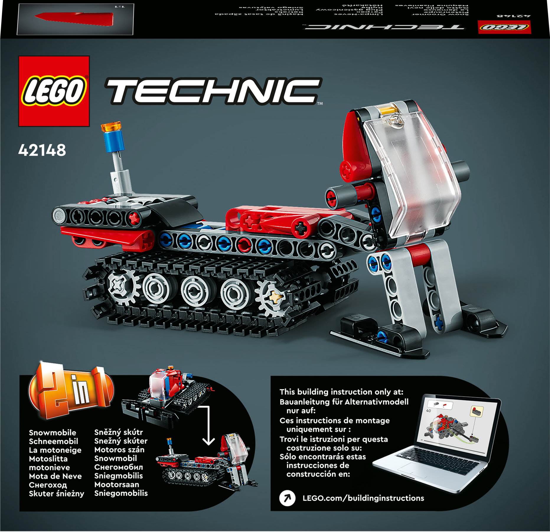 Конструктор LEGO Technic Снегоуборщик, 178 деталей (42148) - фото 9