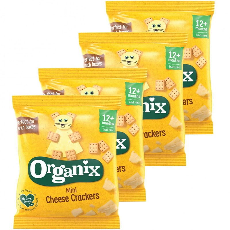 Крекери Organix міні сирні органічні 20 г 4 шт. - фото 3