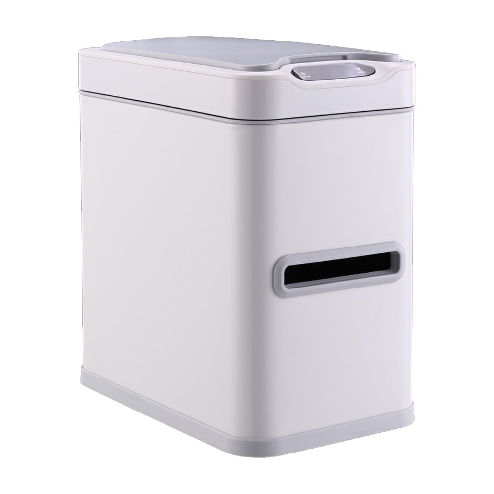 Ведро для мусора сенсорное прямоугольное Jah для туалетной бумаги, 7 л, 30,7x19,1x32 см, белый (JAH533 white) - фото 1