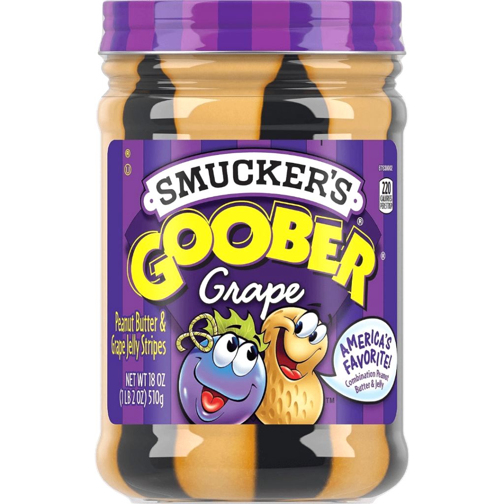 Паста арахісова Smucker's з виноградними смужками 510 г - фото 1