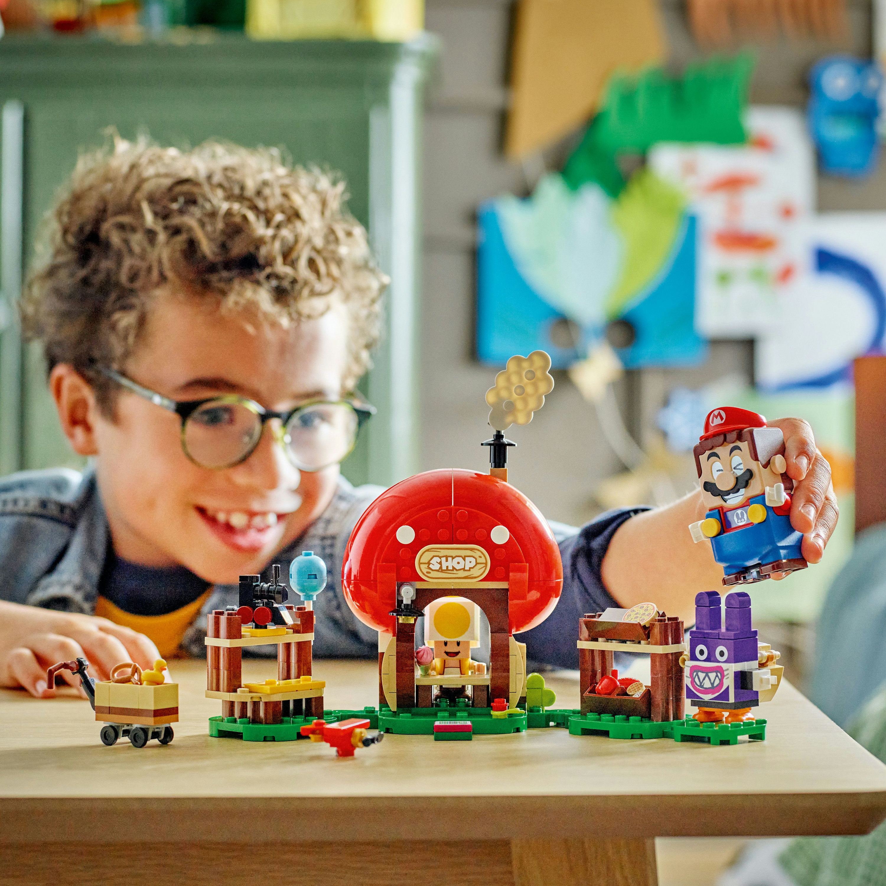 Конструктор LEGO Super Mario Nabbit у крамниці Toad додатковий набір 230 деталі (71429) - фото 5