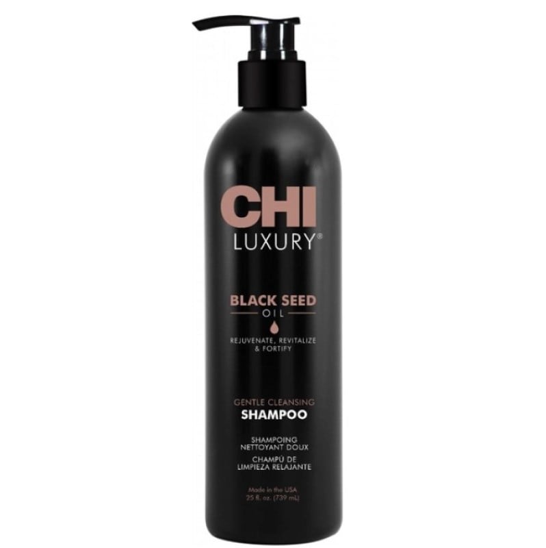 Шампунь для волосся CHI Luxury Black Seed Oil Gentle Cleansing Shampoo, 739 мл - фото 1