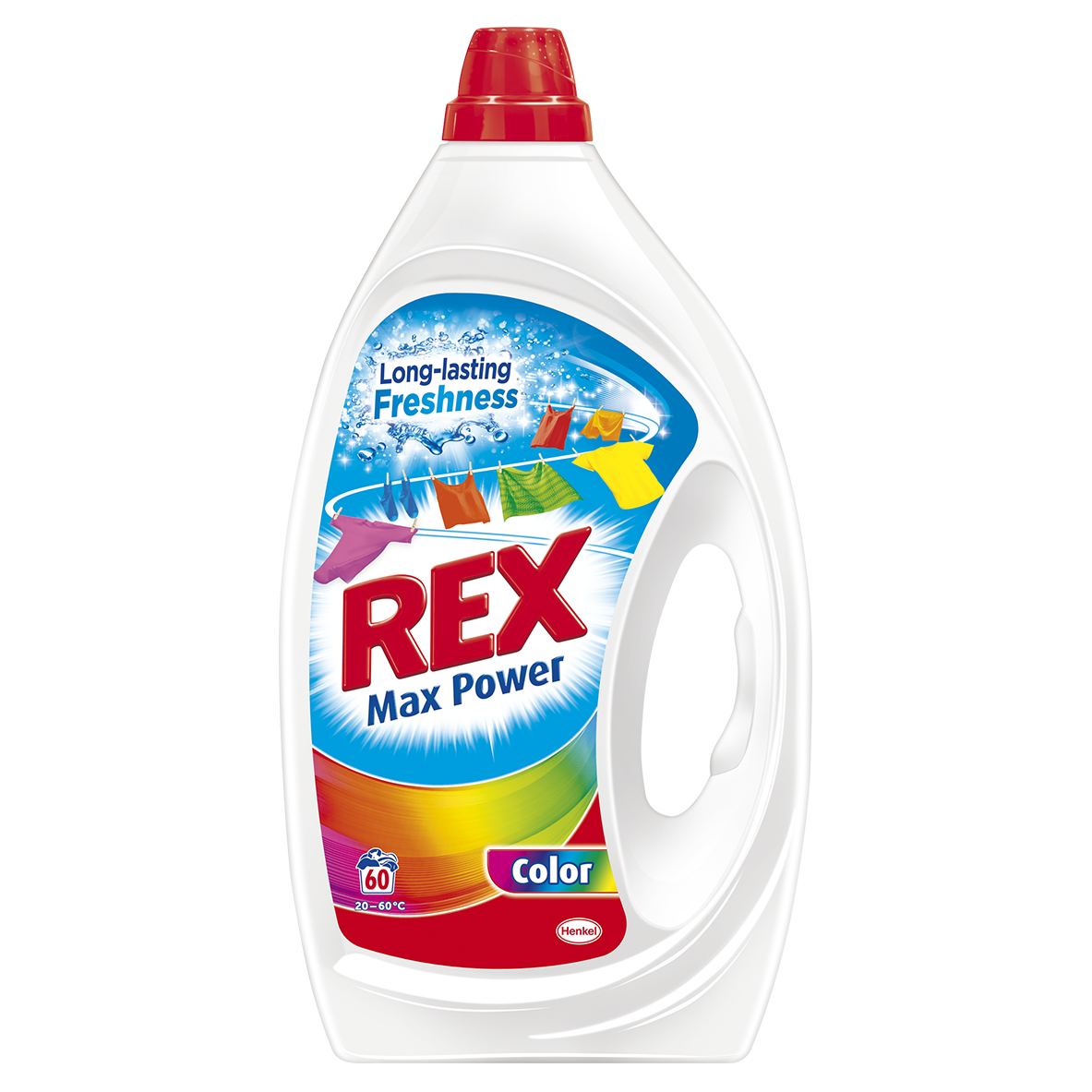Гель для прання Rex Max Power Color, 3 л (754044) - фото 1