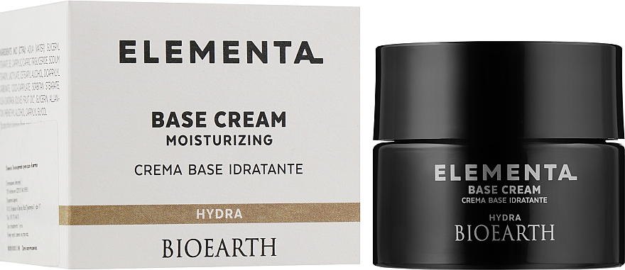 Зволожувальний крем для обличчя Bioearth Elementa Base Cream Hydra 50 мл - фото 2