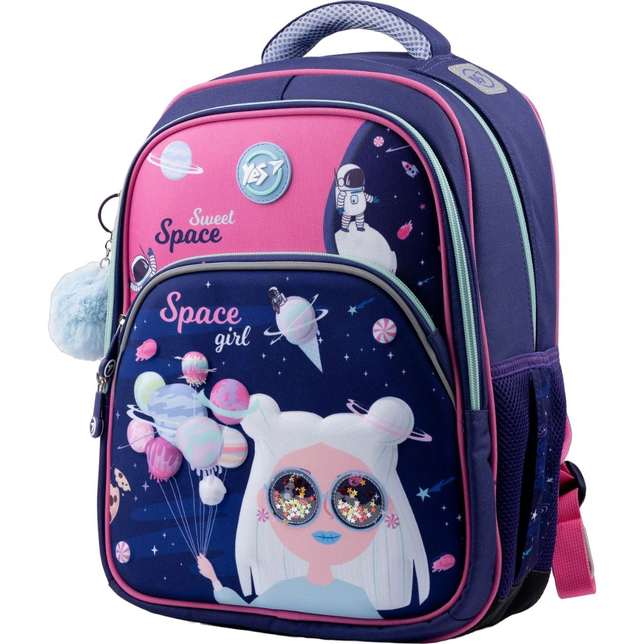 Рюкзак Yes S-40 Space Girl, фиолетовый с розовым (553837) - фото 1
