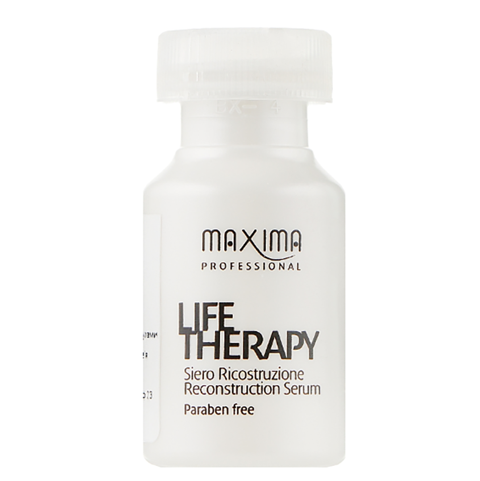 Сыворотка для волос Maxima Life Therapy Reconstruction Serum восстанавливающая 6 шт. x 12 мл - фото 2