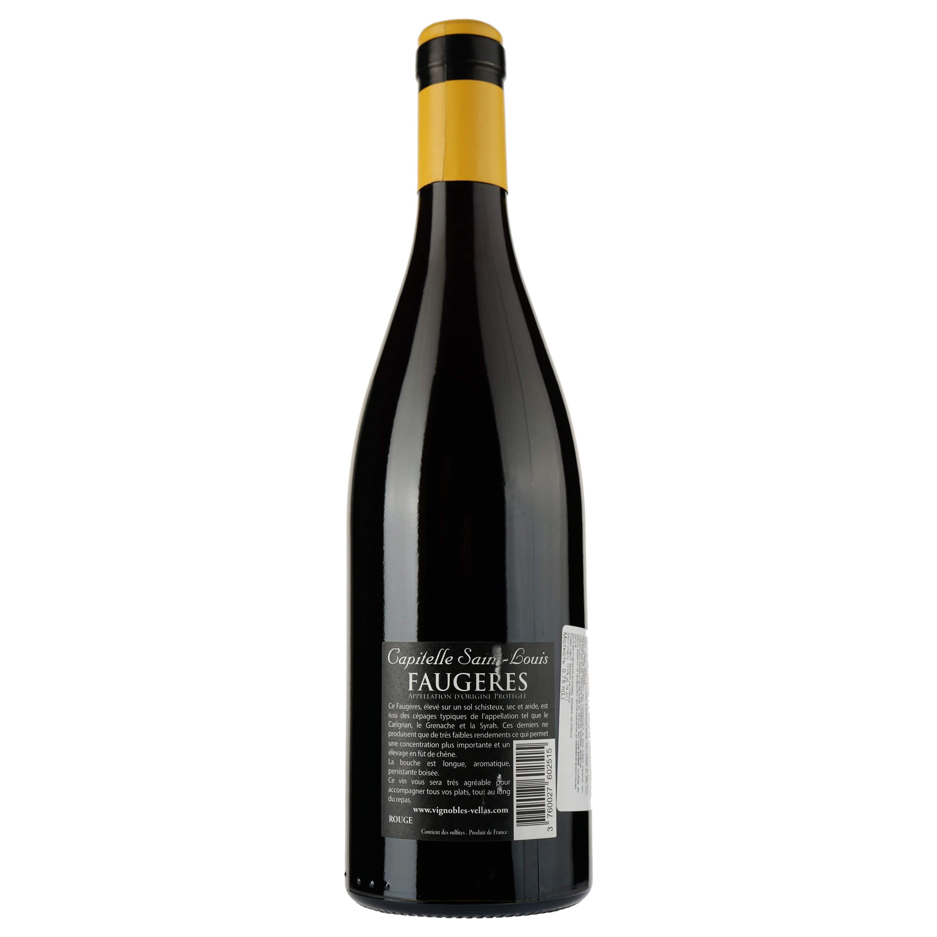 Вино Capitelle Saint Louis Rouge 2021 Faugeres AOP, червоне, сухе, 0,75 л - фото 2