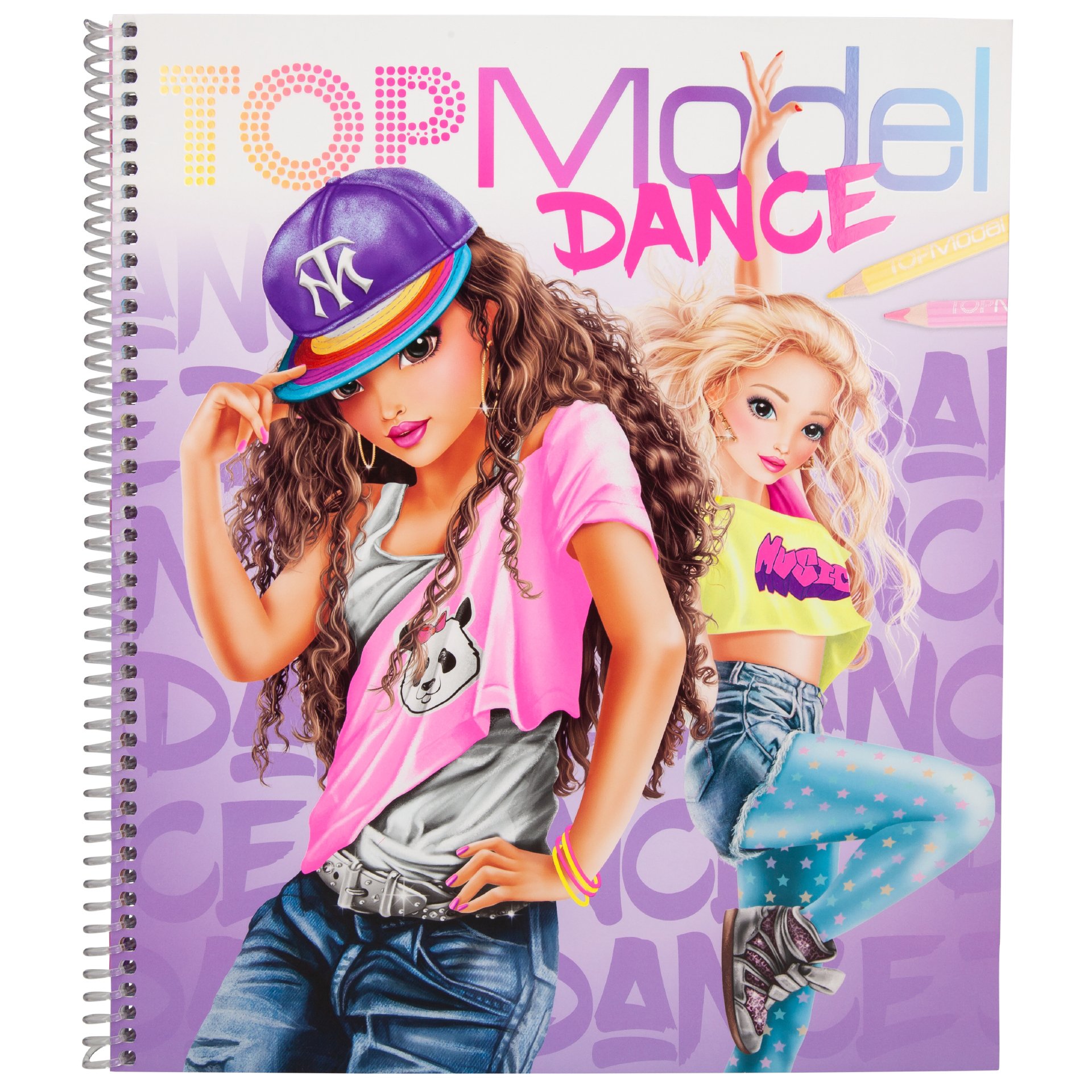 Альбом для раскрашивания Motto A/S Танцы Top Model (410959) - фото 1