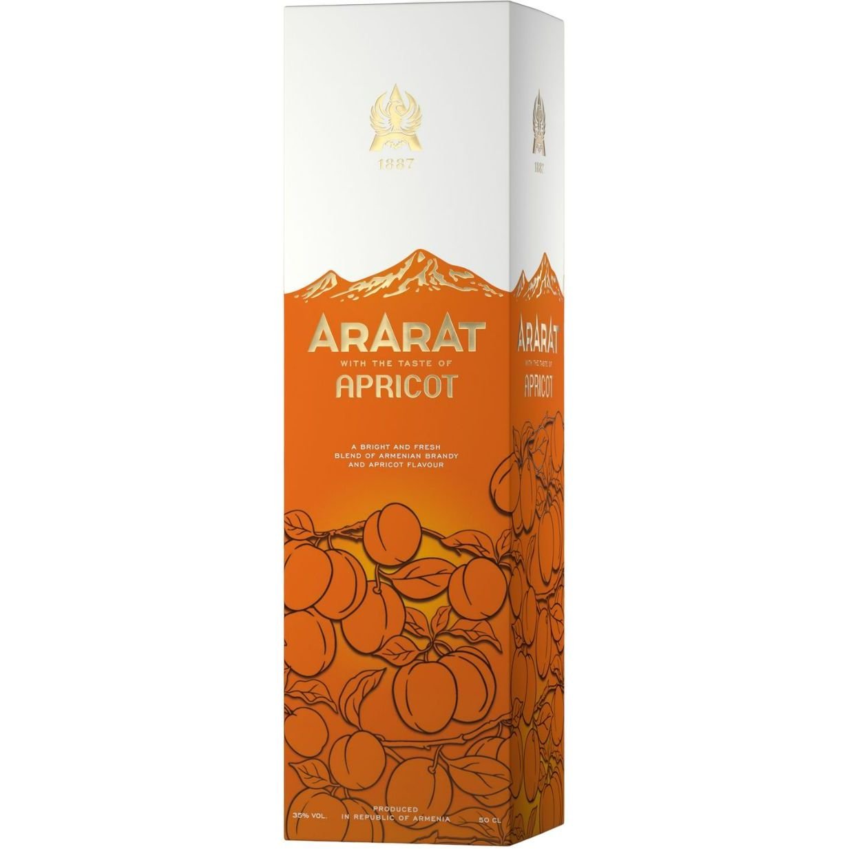 Бренді Арарат Apricot, 30%, 0,5 л, у подарунковій коробці - фото 4