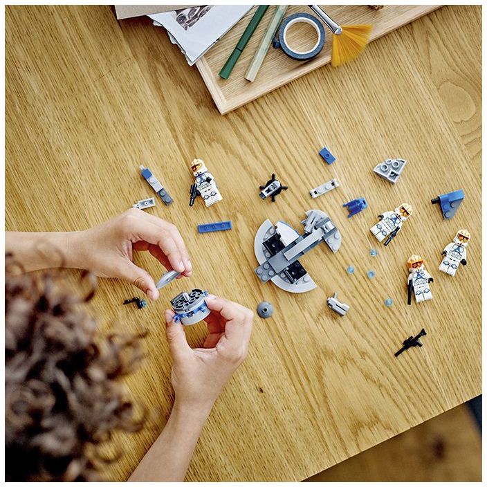 Конструктор LEGO Star Wars Бойовий набір солдатів-клонів 332 полку Асокі, 108 деталей (75359) - фото 7