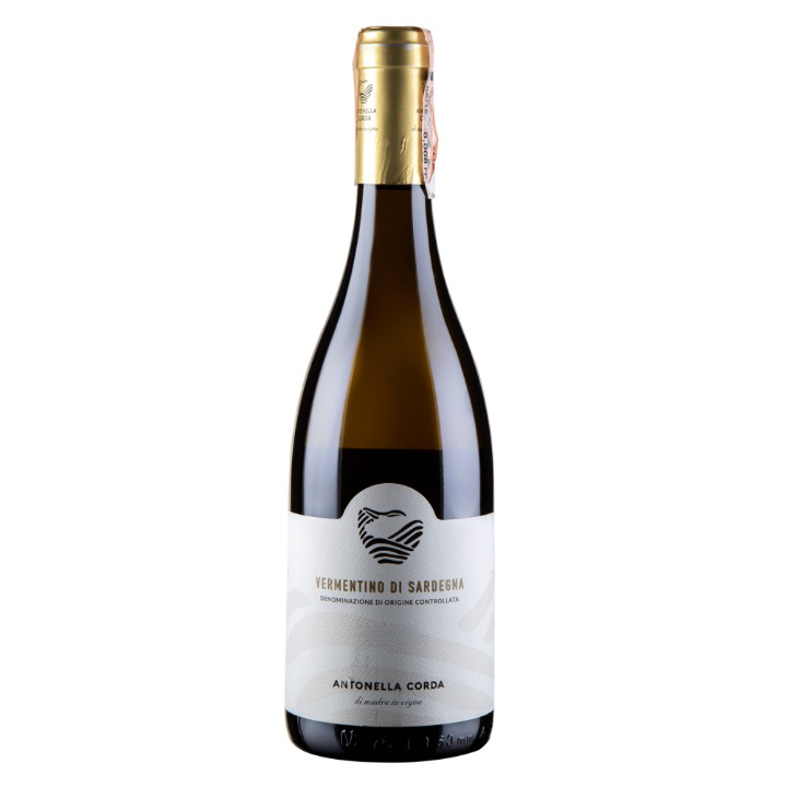 Вино Antonella Corda Vermentino di Sardegna, біле, сухе, 13,5%, 0,75 л - фото 1