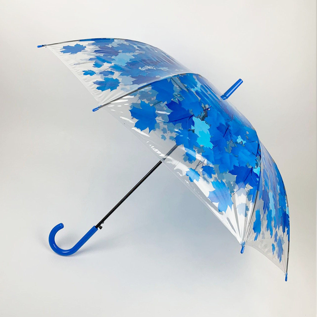Женский складной зонтик полуавтомат Swifts 97 см прозрачный - фото 2
