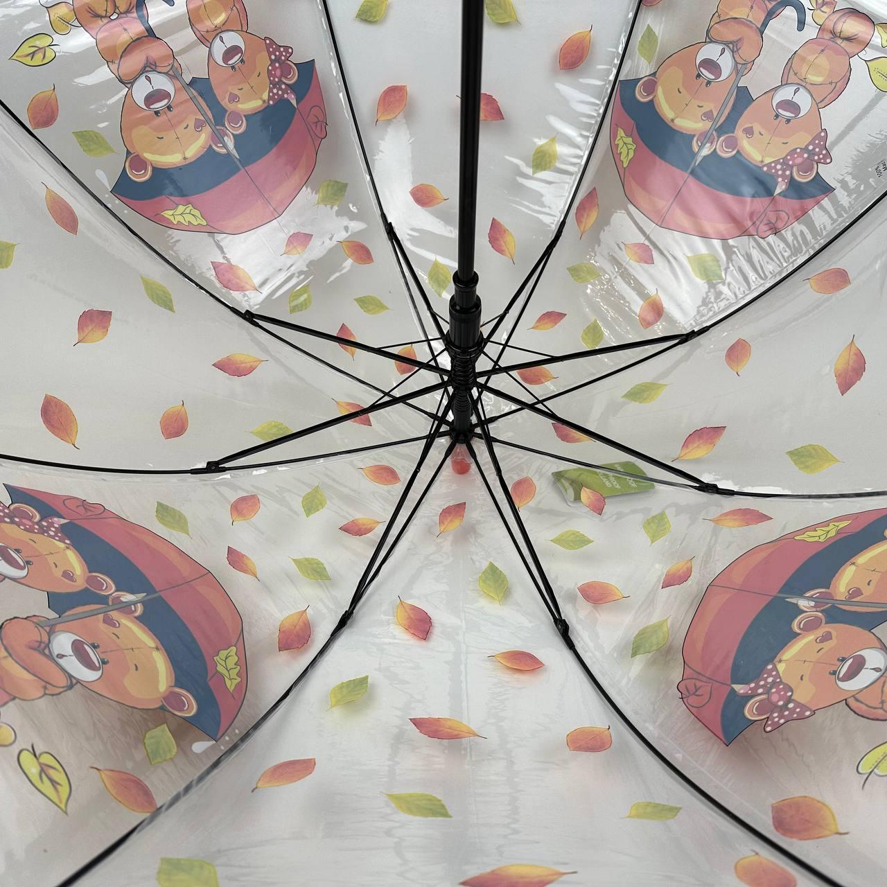 Детский зонт-трость полуавтомат Rain 75 см разноцветный - фото 5