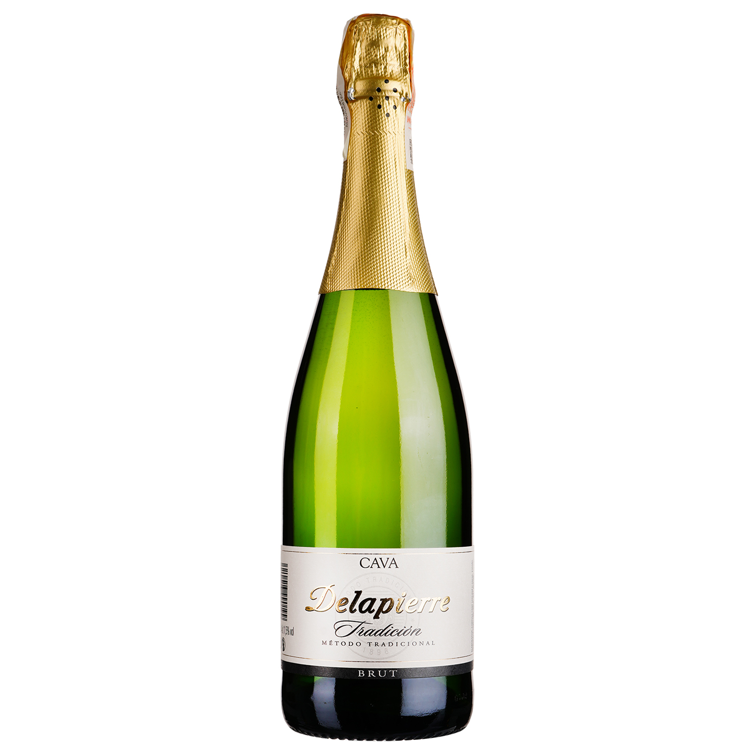 Ігристе вино Delapierre Cava Tradicion Brut, біле, брют, 0,75 л - фото 1