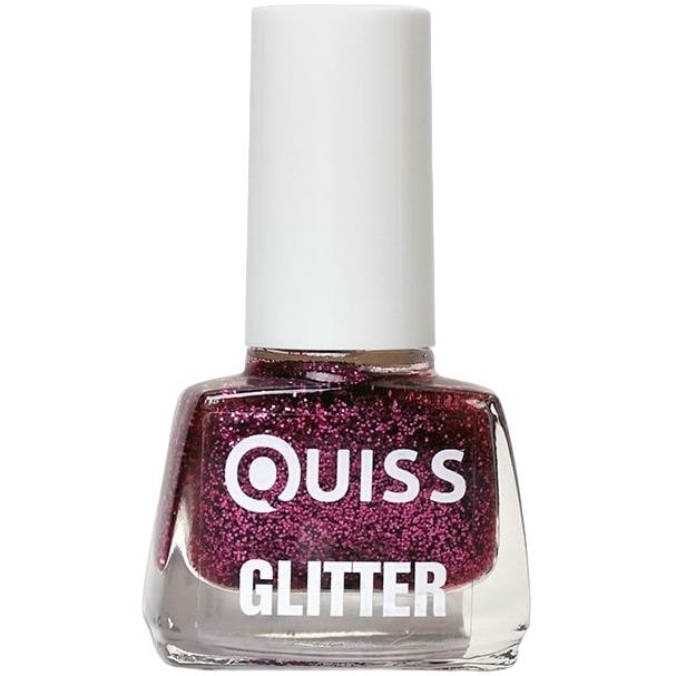 Лак для ногтей Quiss Glitter тон 04, 6 мл - фото 1