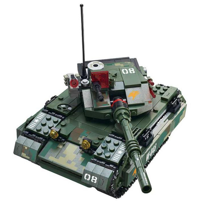 Машинка-конструктор на дистанційному керуванні Wise Block Бойовий танк 507 деталей (EU389048) - фото 5