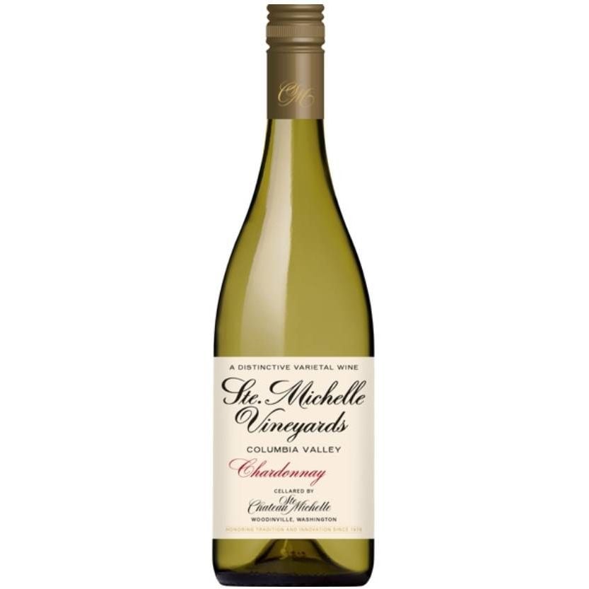 Вино Chateau Ste Michelle Chardonnay 2020, белое, сухое, 0,75 л - фото 1