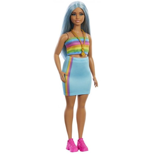 Лялька Barbie Модниця в спортивному костюмі топ-спідниця (HRH16) - фото 3