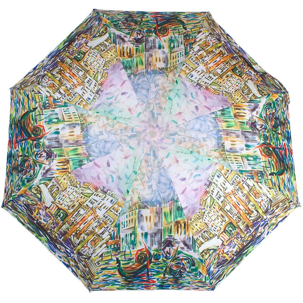 Женский складной зонтик полуавтомат Zest 101 см разноцветный - фото 1