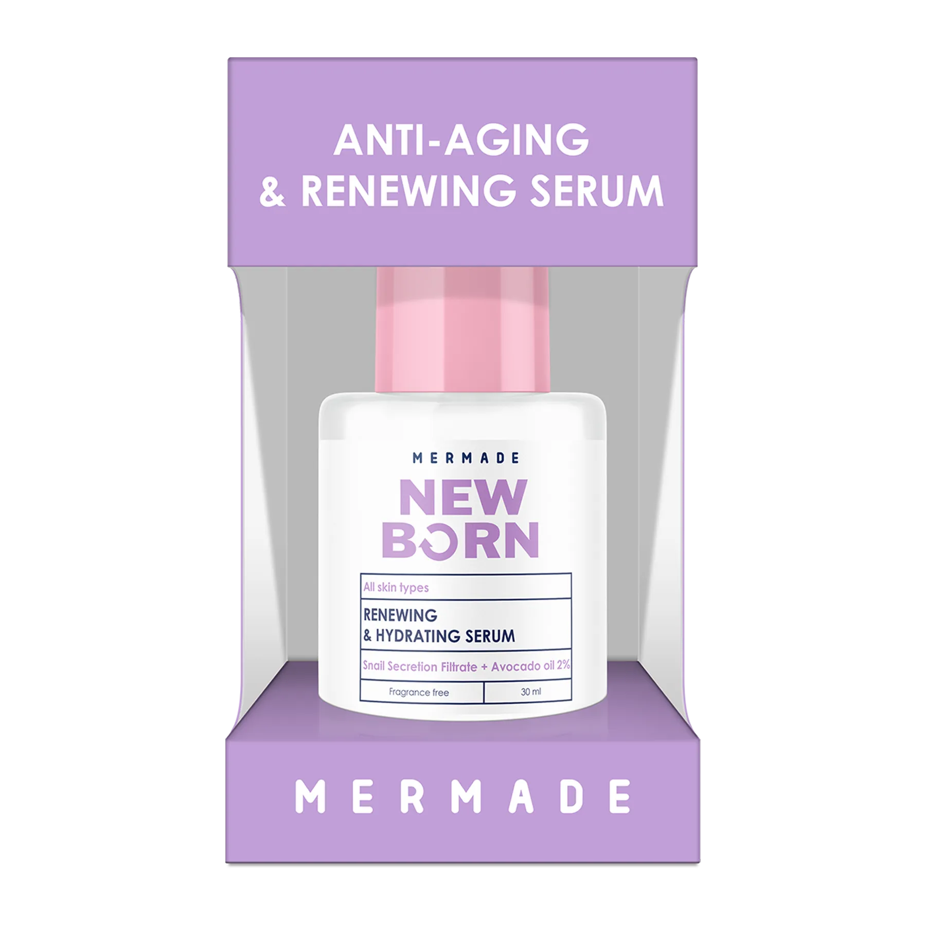 Антивозрастная сыворотка для лица Mermade New Born Snail Secretion Filtrate &amp; Hymagic-4D 30 мл - фото 3