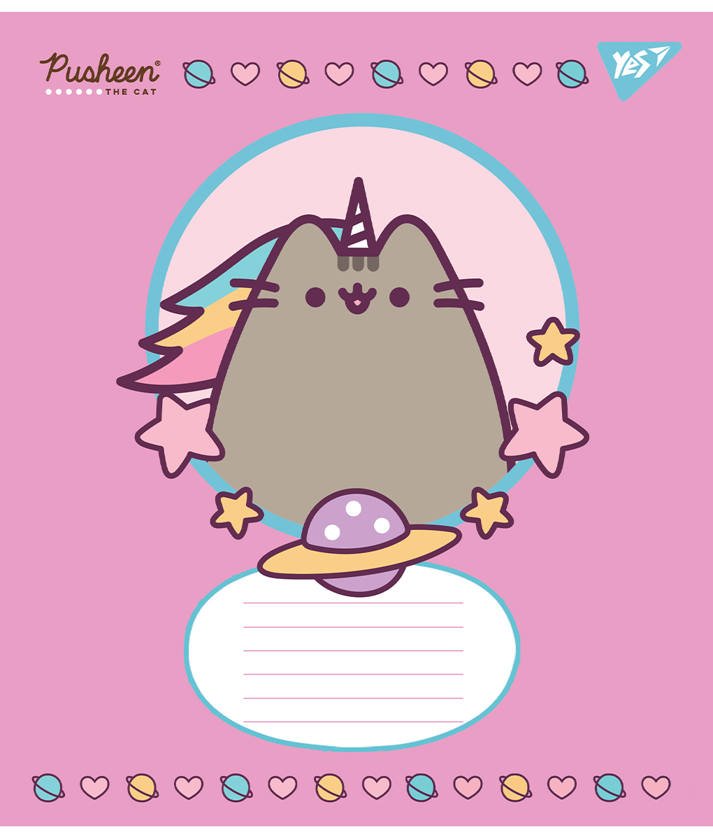 Набор тетрадей Yes Pusheen А5 в линейку 12 листов 25 шт. (766951) - фото 3