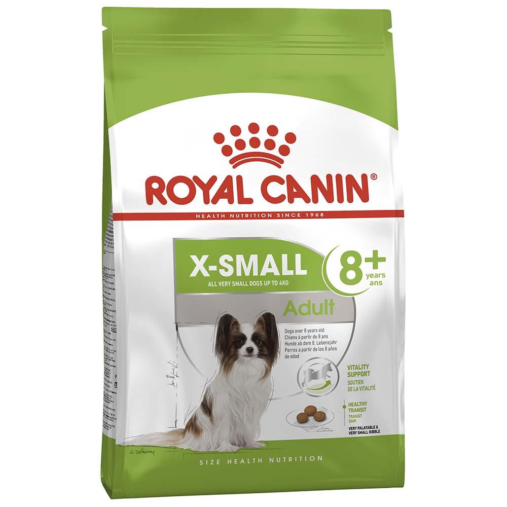 Сухой корм для собак старше 8 лет очень миниатюрных пород Royal Canin X-Small Adult 8+, 1,5 кг ( 10040159) - фото 1