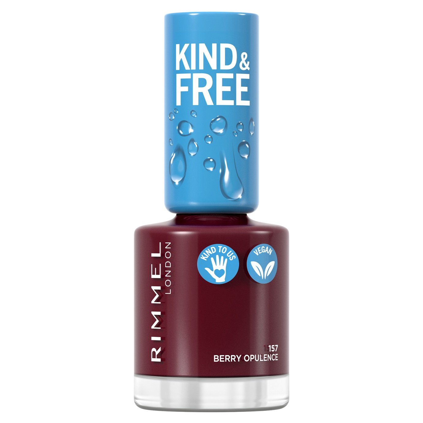 Лак для ногтей Rimmel Kind&Free, тон 157 (Berry Opulence), 8 мл (8000019959406) - фото 1