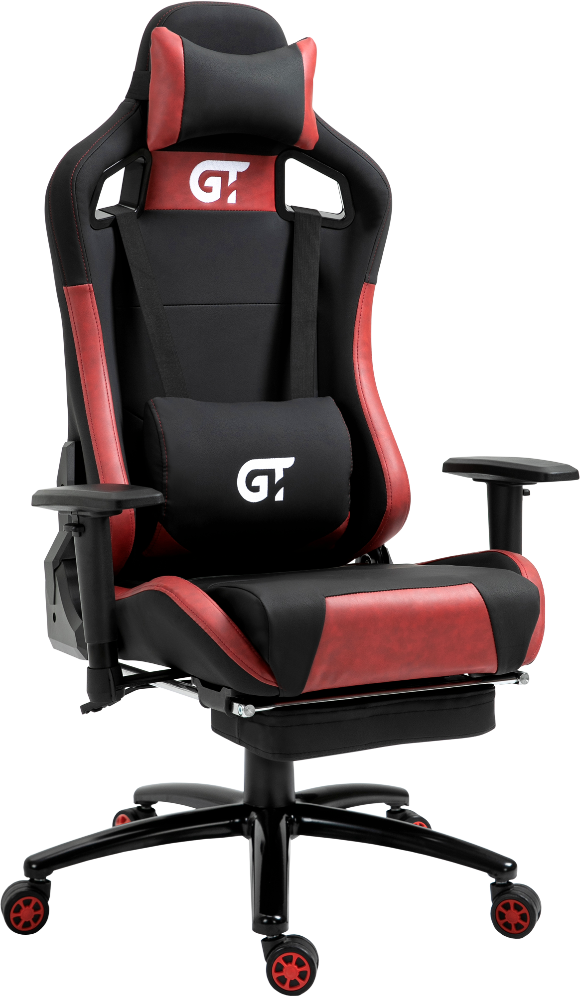 Геймерське крісло GT Racer чорне з червоним (X-5104 Black/Red) - фото 3