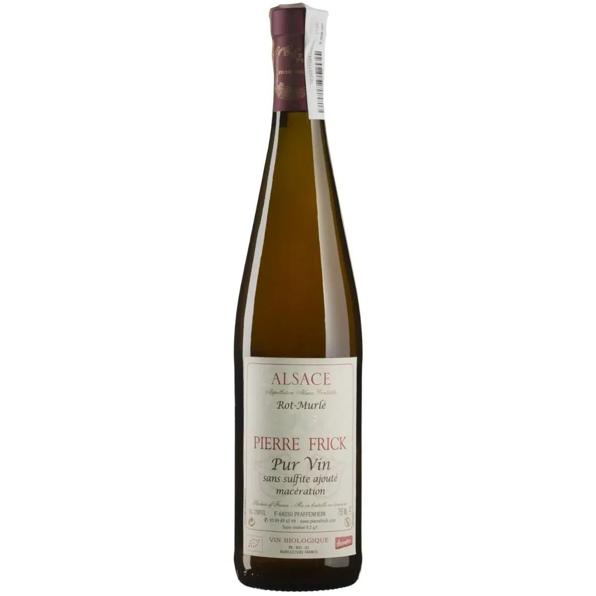 Вино Pierre Frick Pinot Gris Rot Murle 2012 біле напівсолодке 0.75 л - фото 1