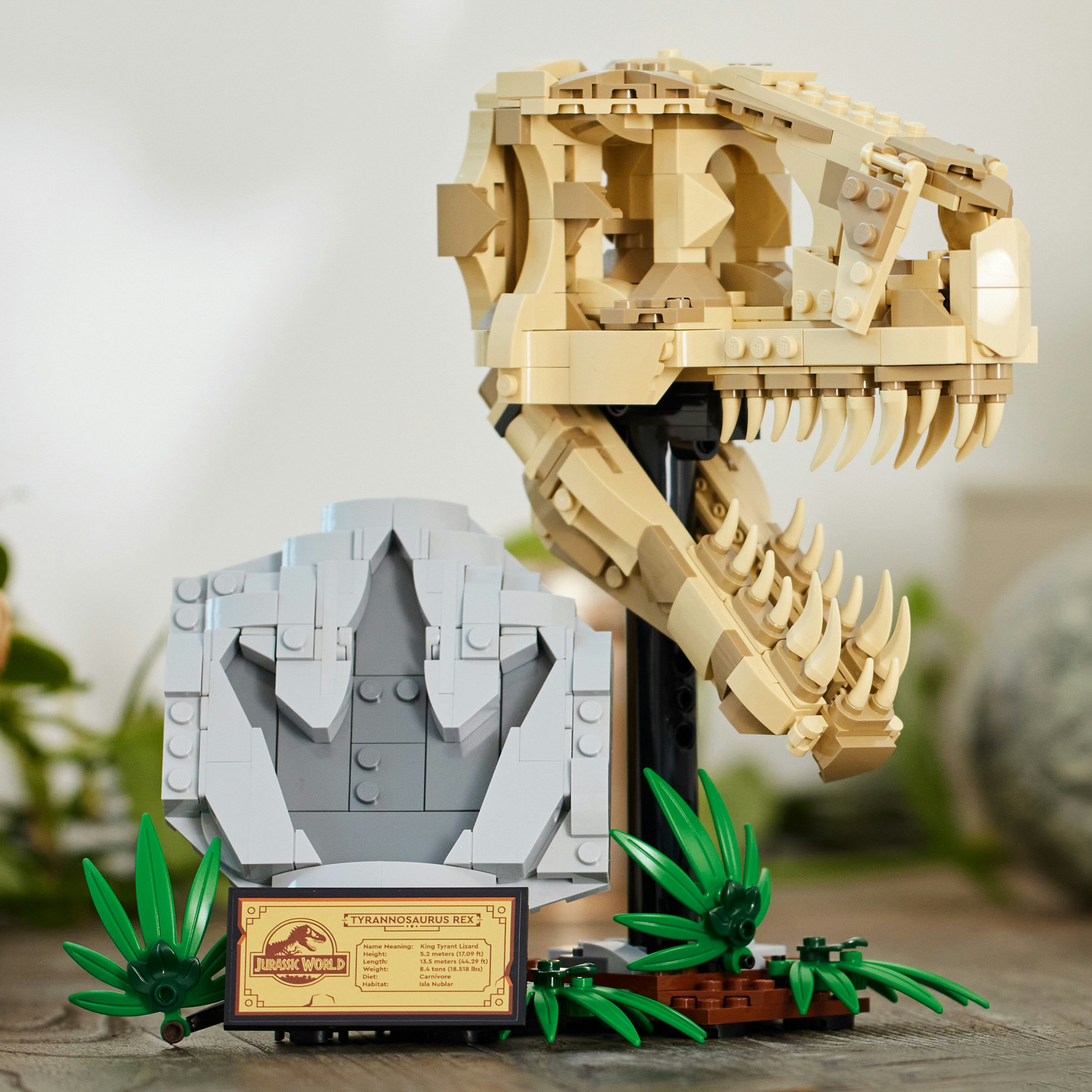 Конструктор LEGO Jurassic World Скамʼянілості динозаврів: череп тиранозавра 577 деталі (76964) - фото 5