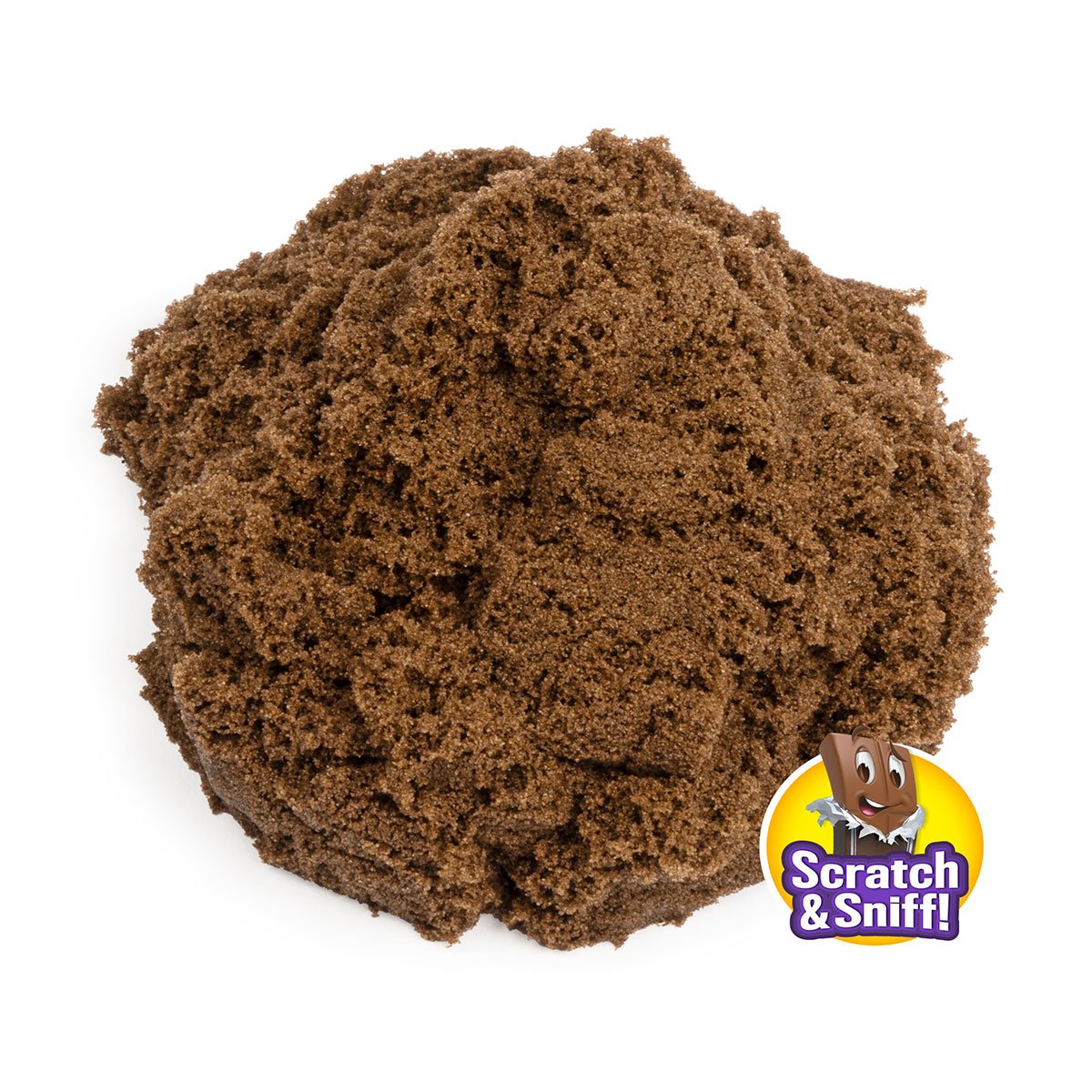 Кинетический песок Kinetic Sand Горячий шоколад, с ароматом, коричневый, 227 г (71473H) - фото 2