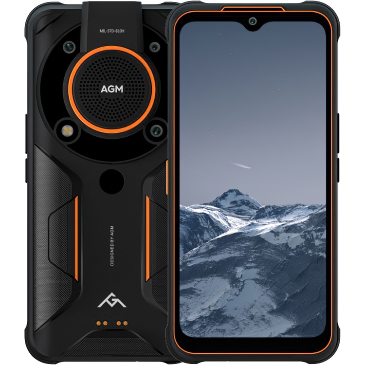 Смартфон AGM Glory G1 SE 8/128Gb Black-orange (Global) - фото 1