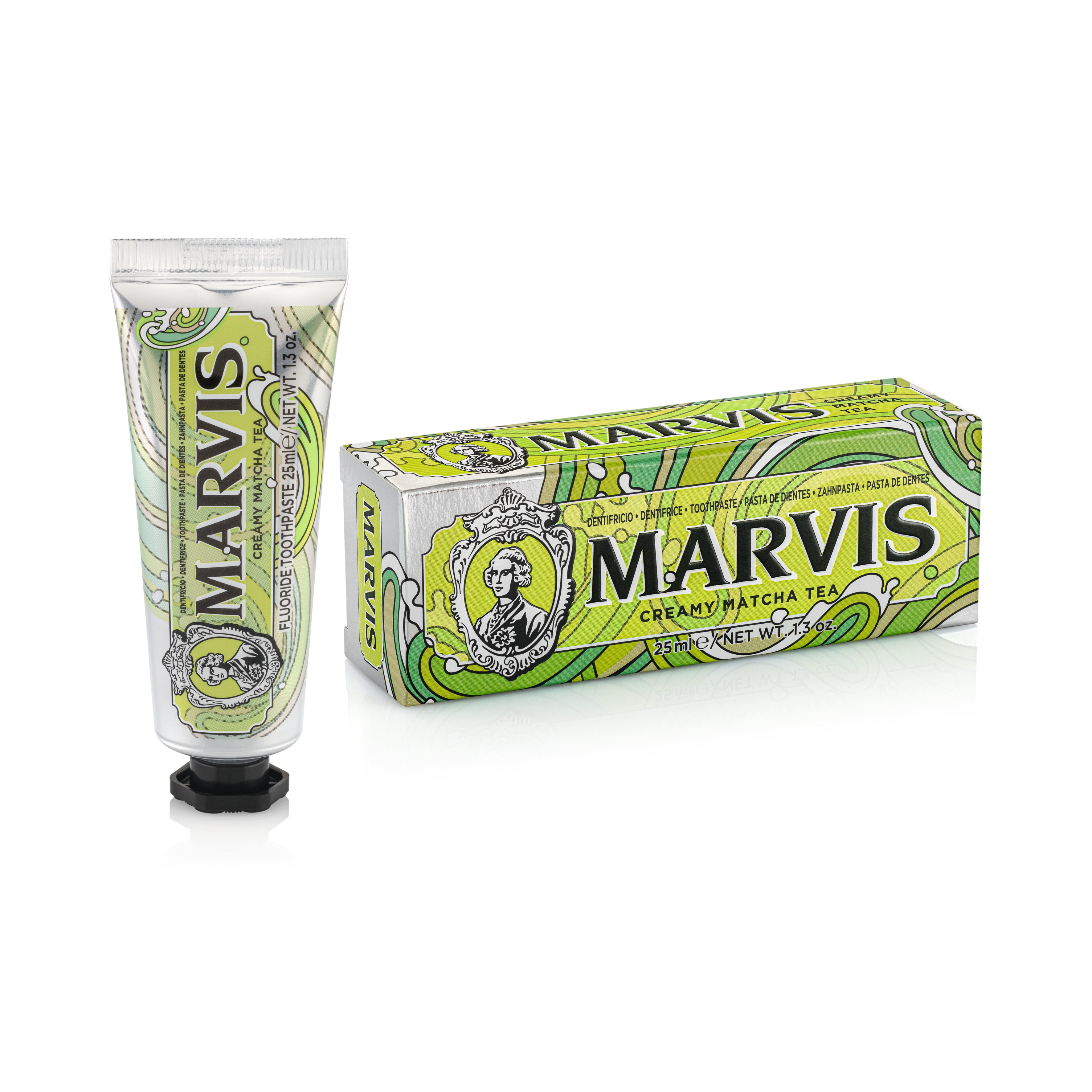 Зубна паста Marvis зі смаком чаю матчу, 25 мл - фото 1