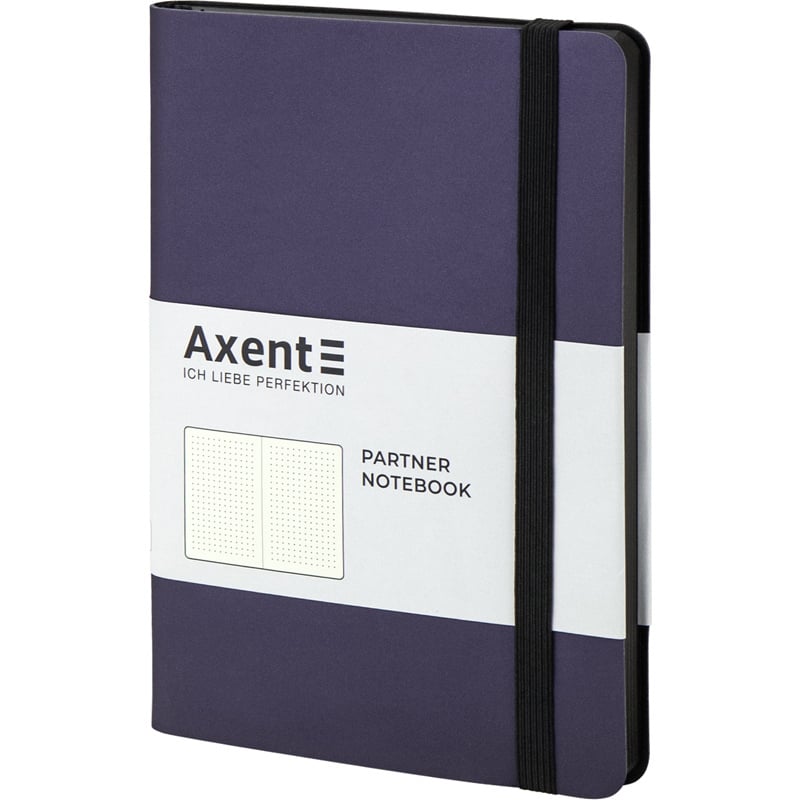 Книга записна Axent Partner Soft A5- у крапку 96 аркушів фіолетова (8310-38-A) - фото 2