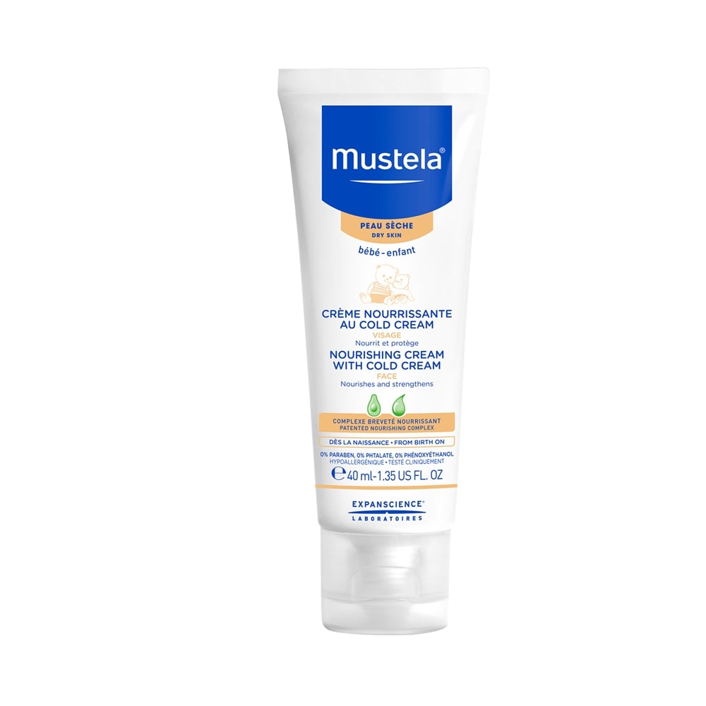 Поживний крем Mustela Nourishing Cream with Cold Cream, для дуже сухої шкіри, 40 мл - фото 1
