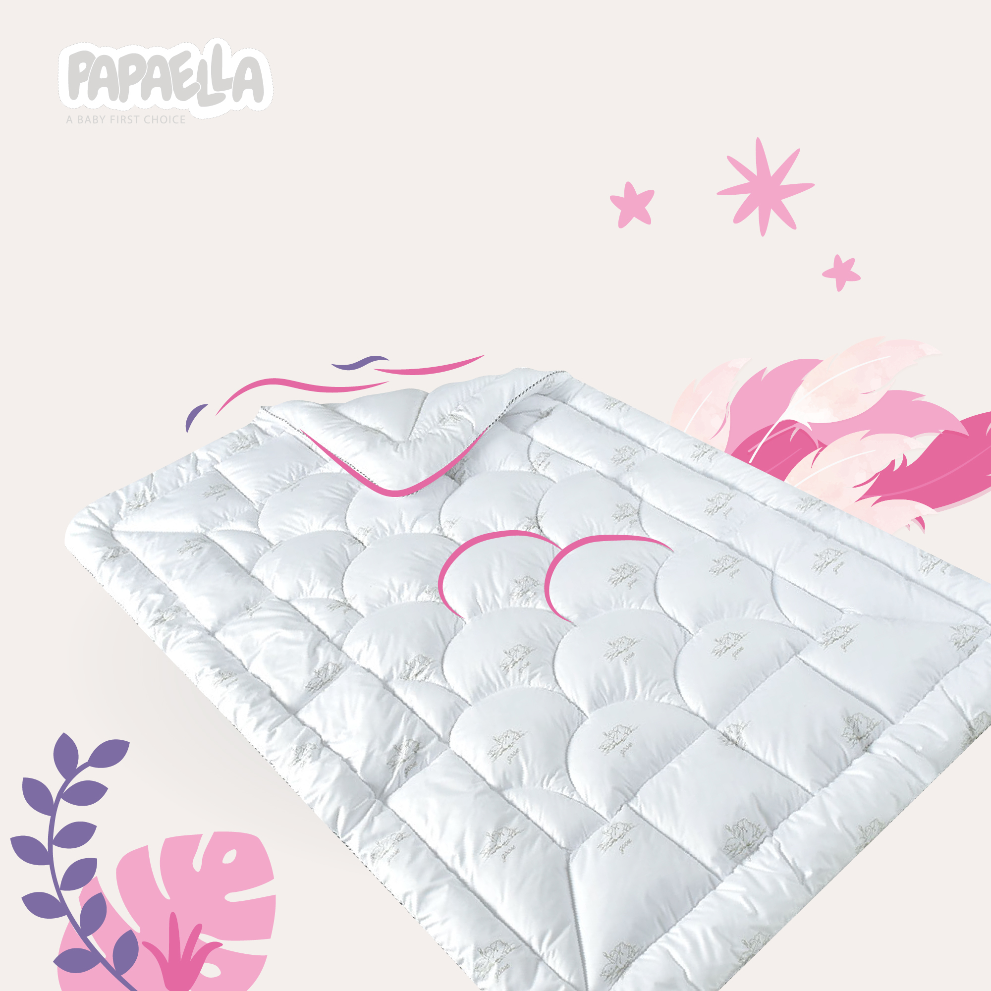 Одеяло детское в кроватку Papaella Super Soft Classic, 135х100 см (8-11863) - фото 5