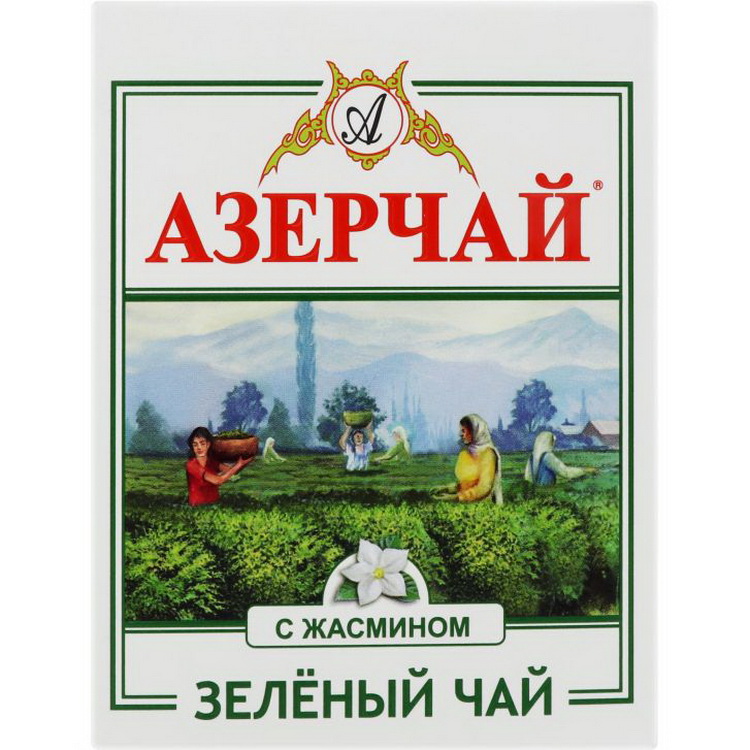 Чай зелений Azercay з жасмином, 100 г (580199) - фото 1