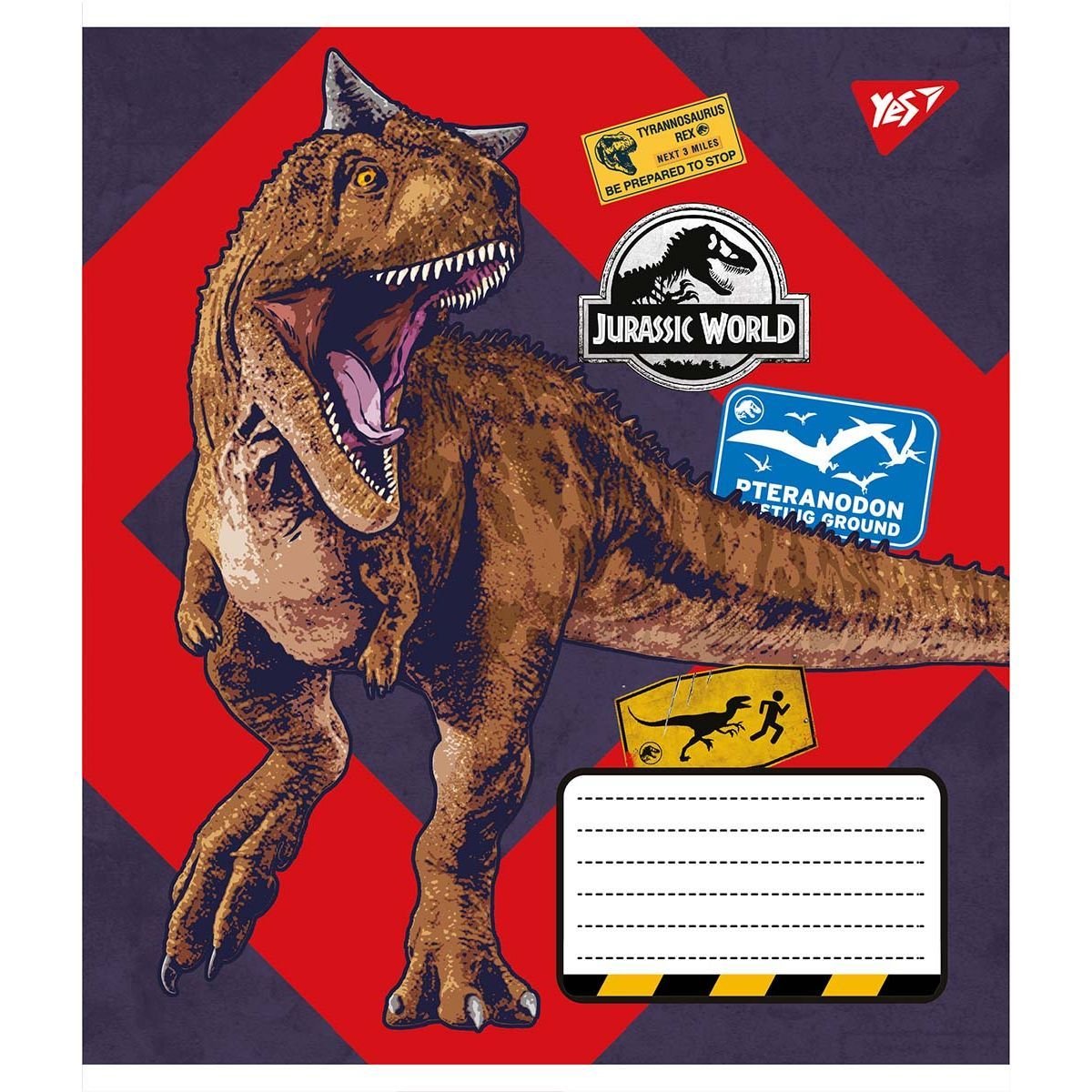Зошит загальний Yes Jurassic World, А5, в клітинку, 12 аркушів (766271) - фото 4