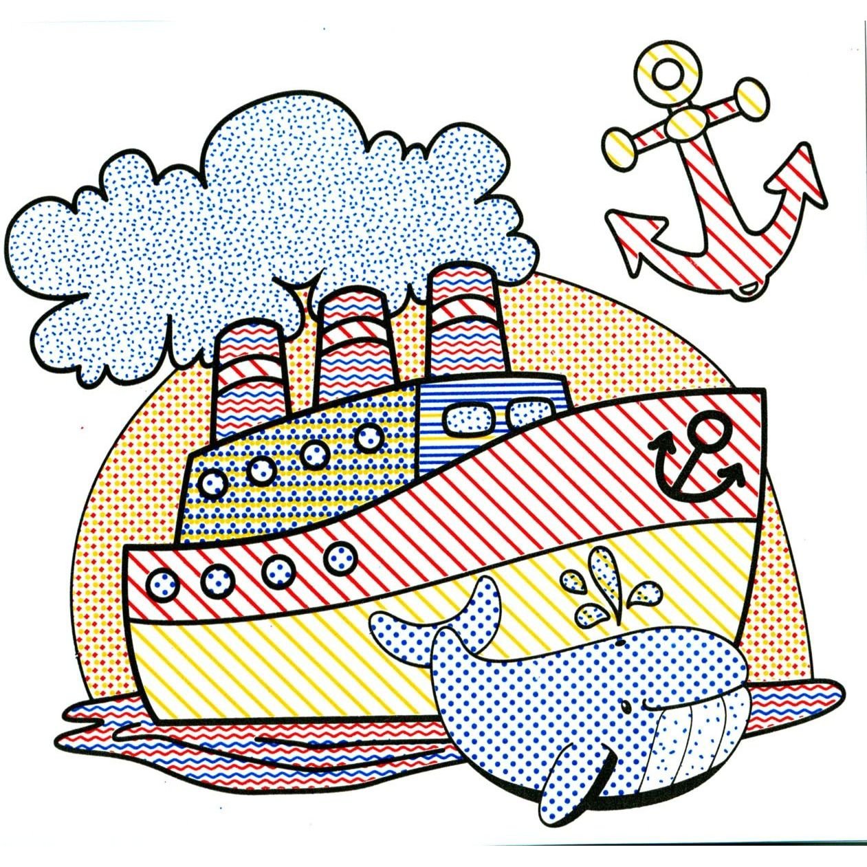 Водяні розмальовки Талант Кораблі (8w-ship) - фото 3