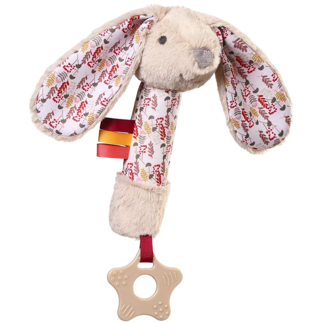 Детская игрушка BabyOno Кролик Мили с пискалкой 6.5х26 см (2179421569) - фото 1