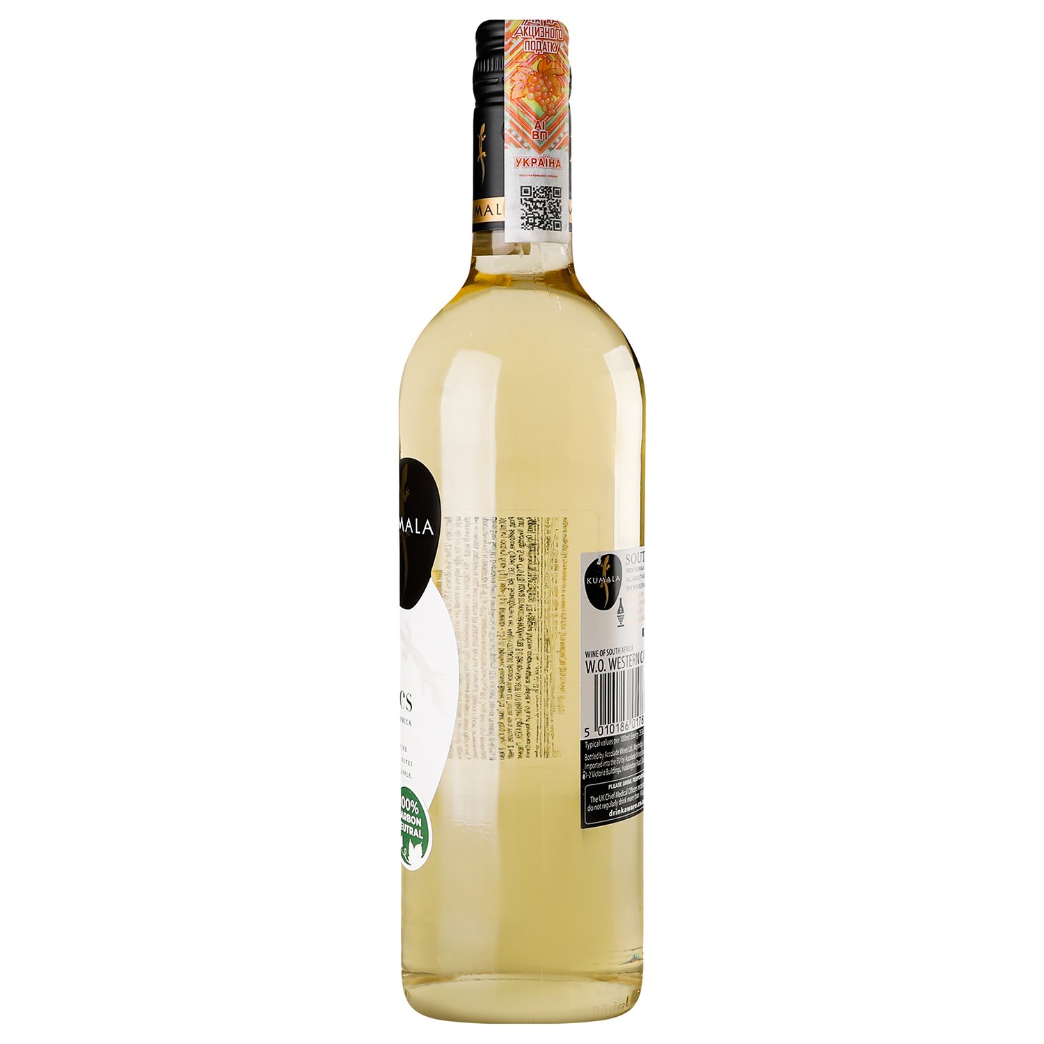 Вино Kumala Cape Classics, белое, сухое, 0,75 л - фото 2