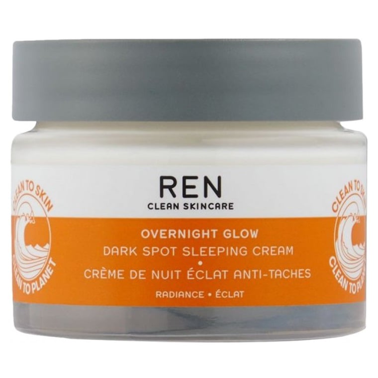 Нічний крем для обличчя Ren Clean Skincare Overnight Glow Dark Spot Sleeping Cream, 50 мл - фото 1