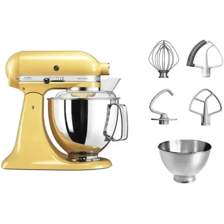 Планетарний міксер KitchenAid Artisan 4.8 л величний жовтий (5KSM175PSEMY) - фото 1