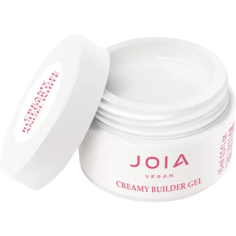 Моделюючий гель Joia vegan Creamy Builder Gel Angel White 15 мл - фото 1