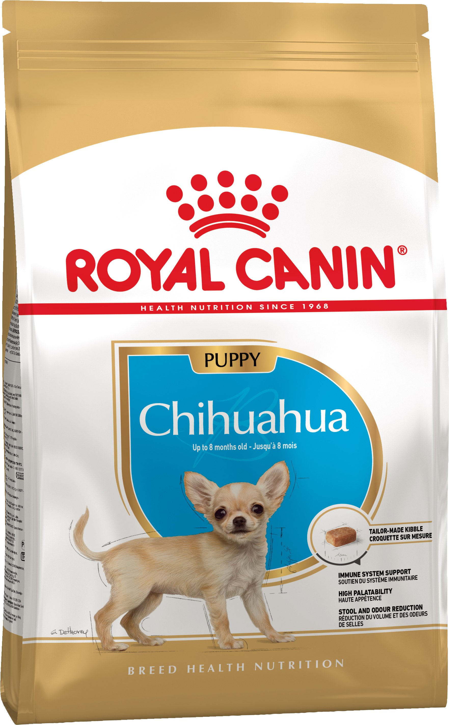 Сухой корм Royal Canin Chihuahua Puppy для щенков, с мясом птицы и рисом, 0,5 кг - фото 1