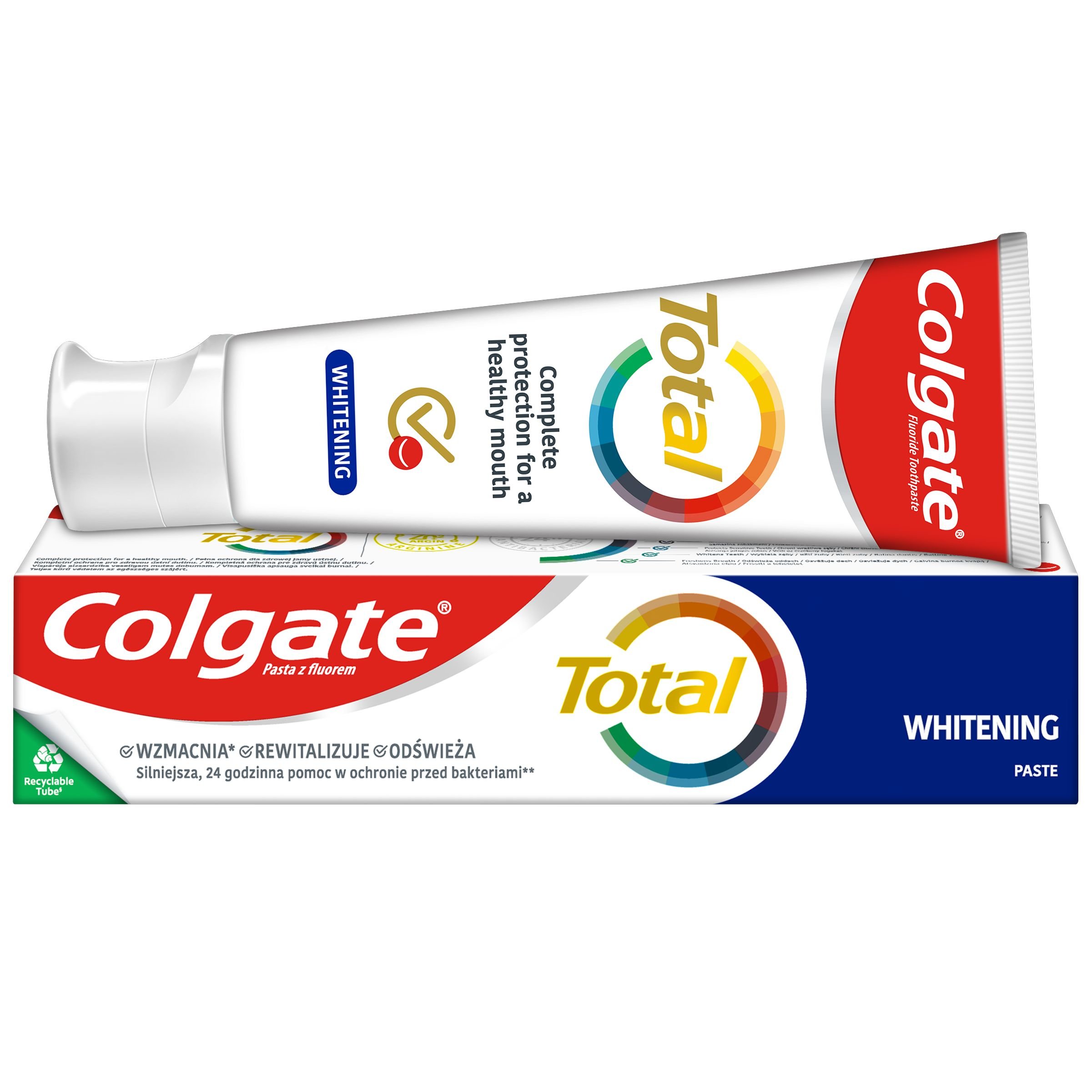 Зубная паста Colgate Total Whitening Toothpaste New Technology 75 мл - фото 3