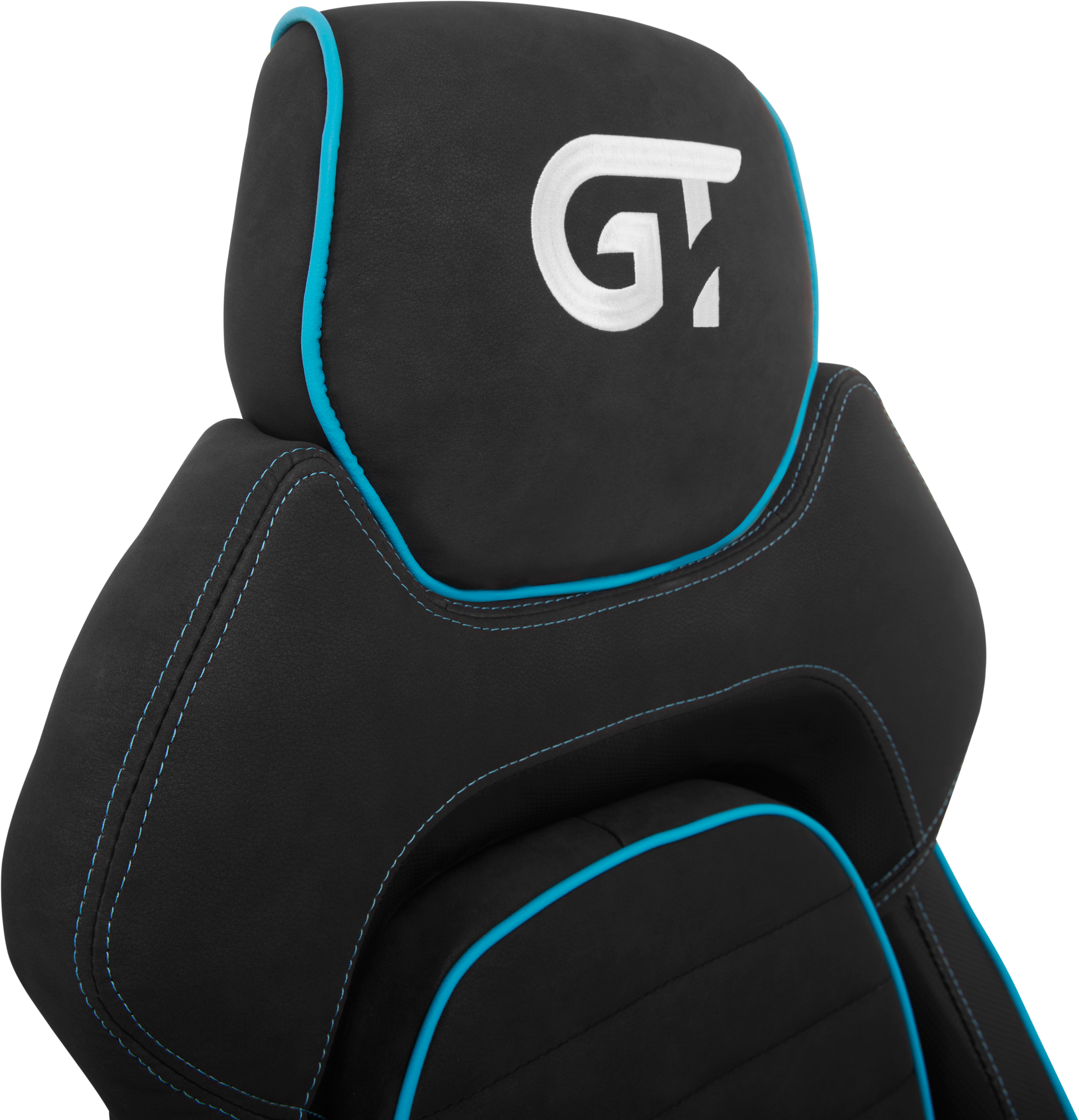 Геймерское кресло GT Racer черное с синим (X-2569 Black/Blue) - фото 6
