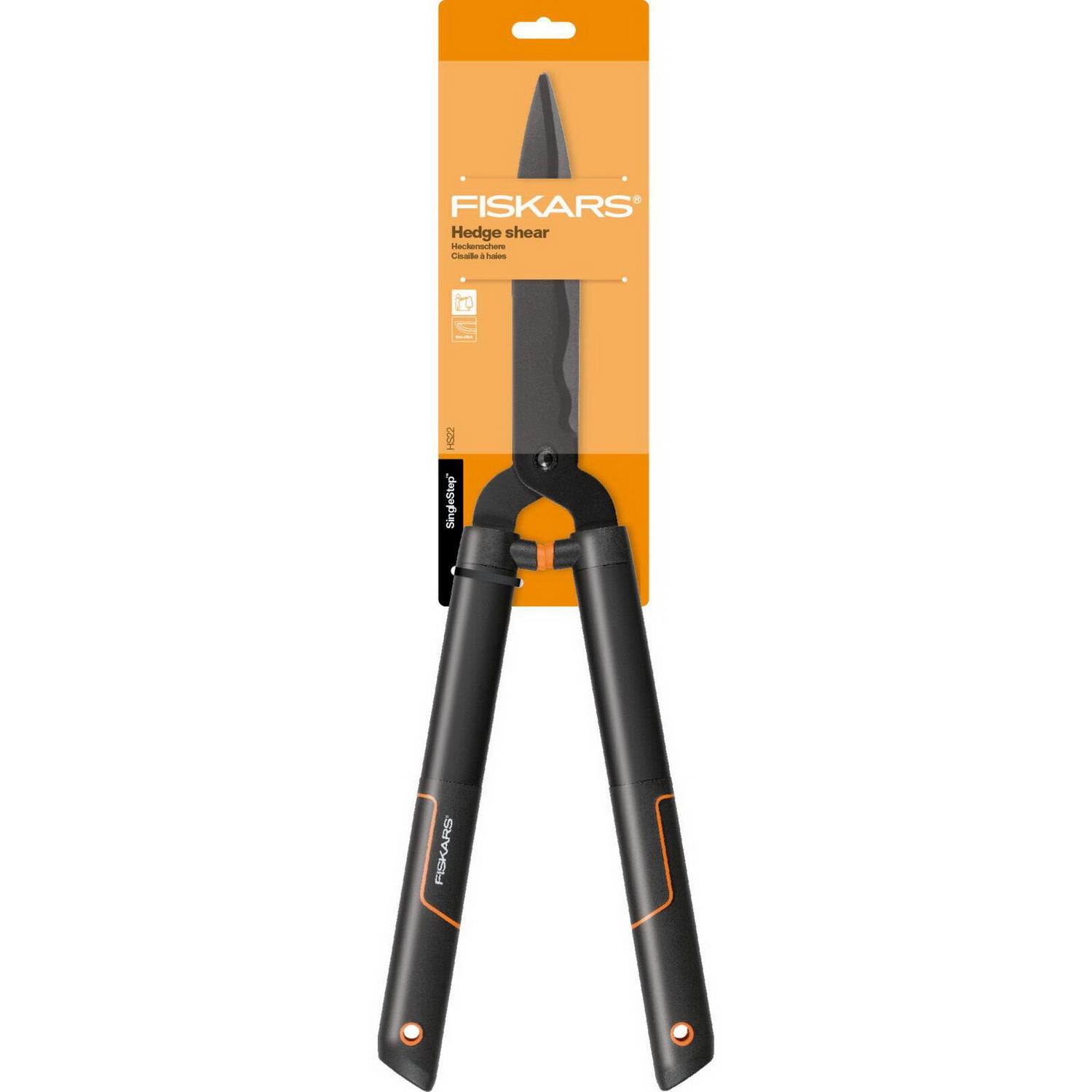 Ножиці для живоплоту Fiskars SingleStep HS22, хвилясте лезо, 58 см (1001433) - фото 2