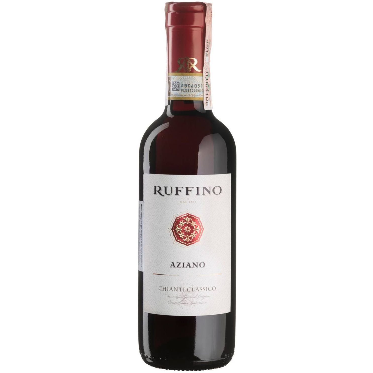Вино Ruffino Aziano Chianti Classico, червоне, сухе, 0,375 л - фото 1