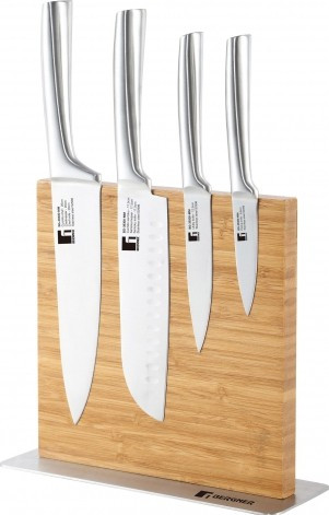Набір ножів Bergner, з підставкою, 5 предметів (BG-39300-MM) - фото 1